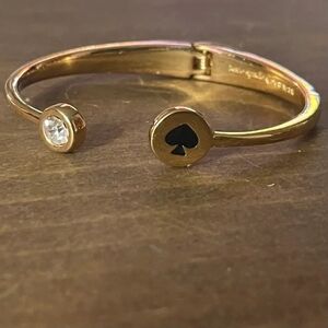 Kate Spade Spot The Spade Hinged Cuff Bracelet